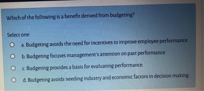 Solved Which Of The Following Is A Benefit Derived From | Chegg.com Solved Which Of The Following Is A Benefit Derived From | Chegg.com