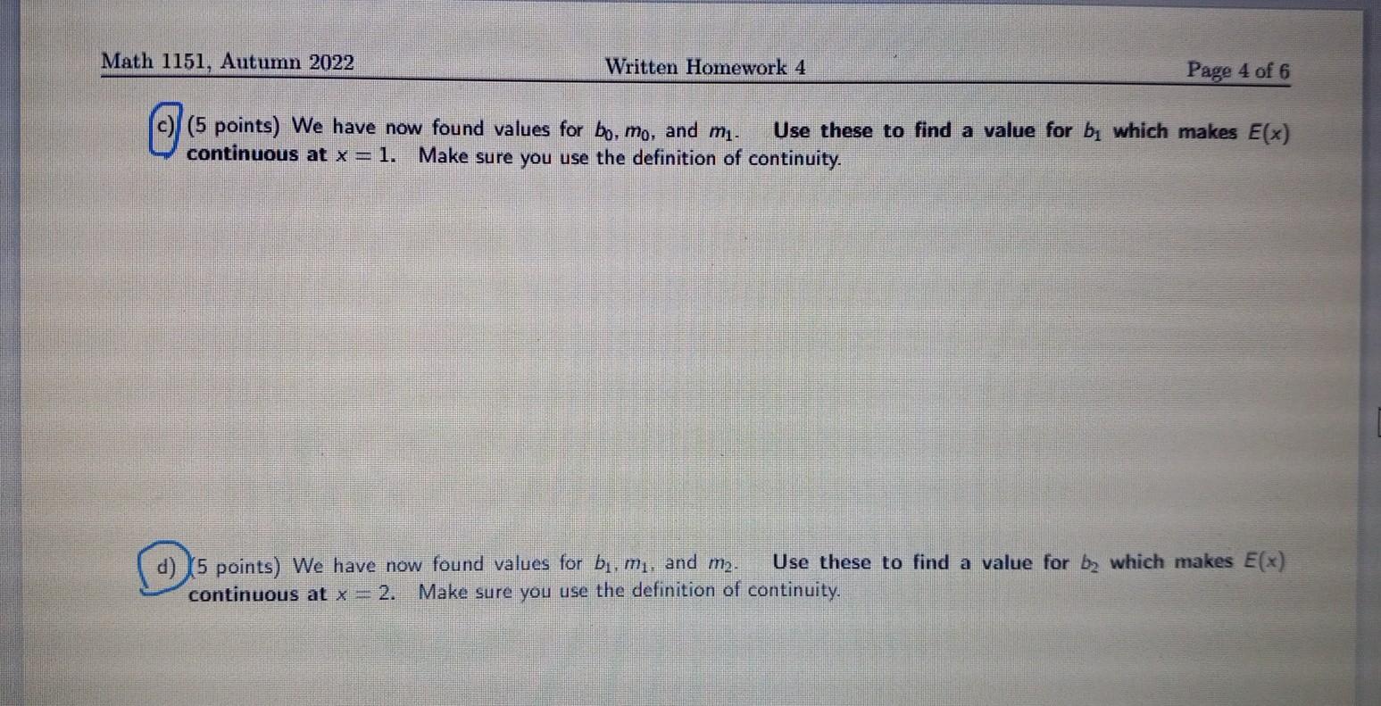 Solved Please Solve A, B, C, & D. They Are On Page 3 | Chegg.com