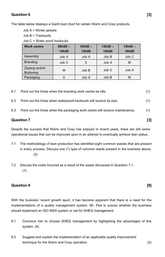 read the case study and answer questions below