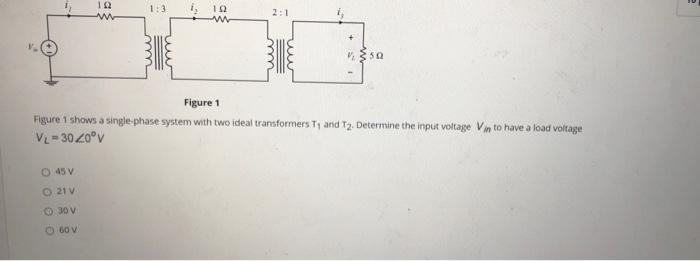 Solved Figure 1 Figure 1 Shows A Single-phase System With | Chegg.com