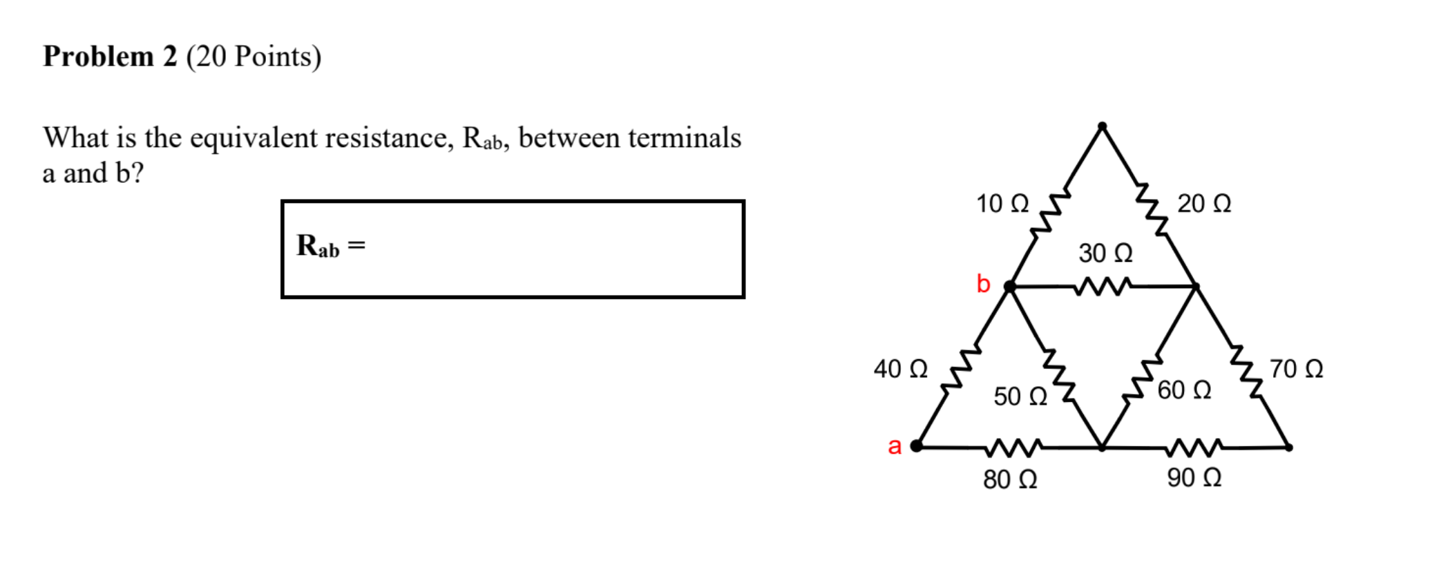 Solved Problem 2 (20 ﻿Points) ﻿What is the equivalent | Chegg.com