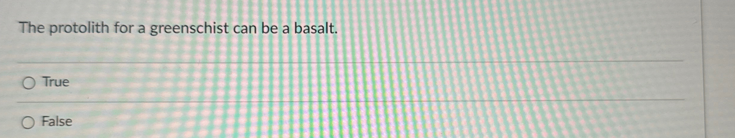 Solved The protolith for a greenschist can be a | Chegg.com