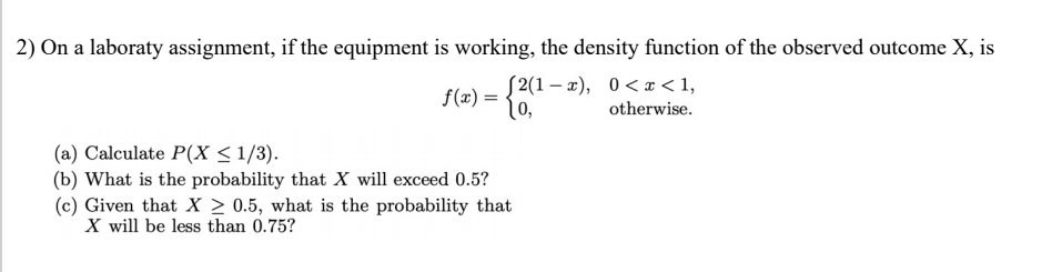 Solved On a laboraty assignment, if the equipment is | Chegg.com