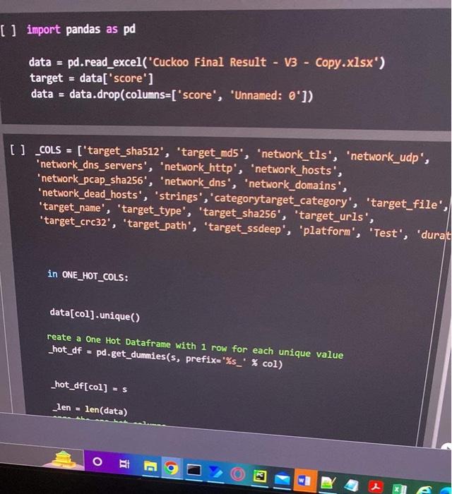 Solved I am using Colab to execute some machine learning | Chegg.com