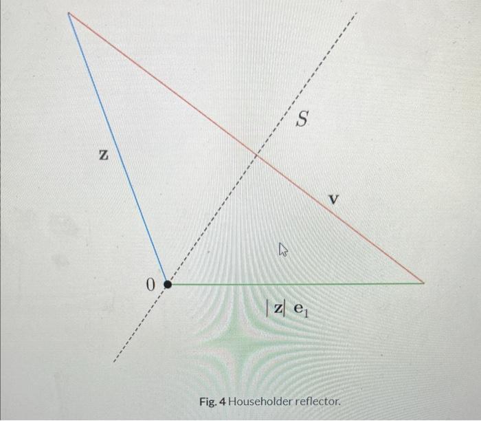 Solved 3. has Let P be a Householder reflector as in (73).