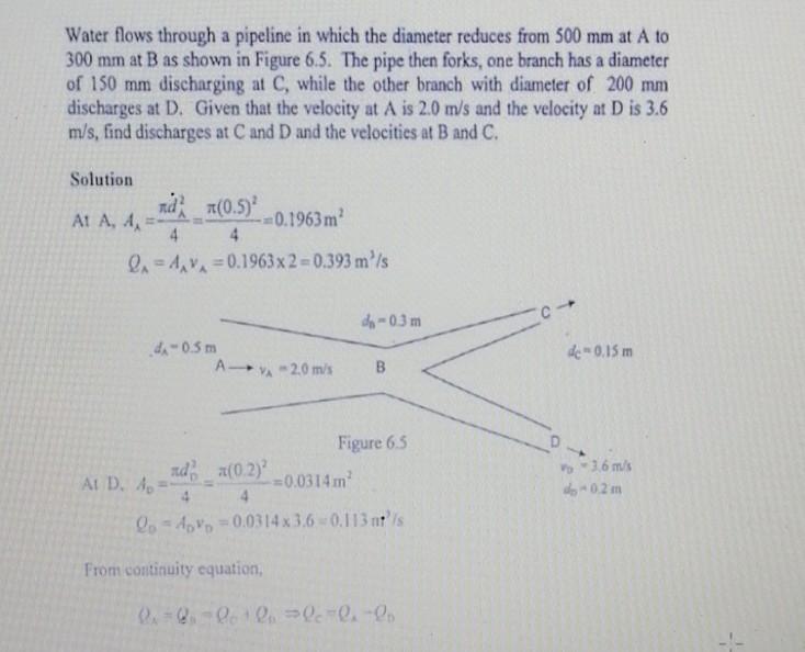 Solved Question 1 The inside diameters of the pipe at | Chegg.com