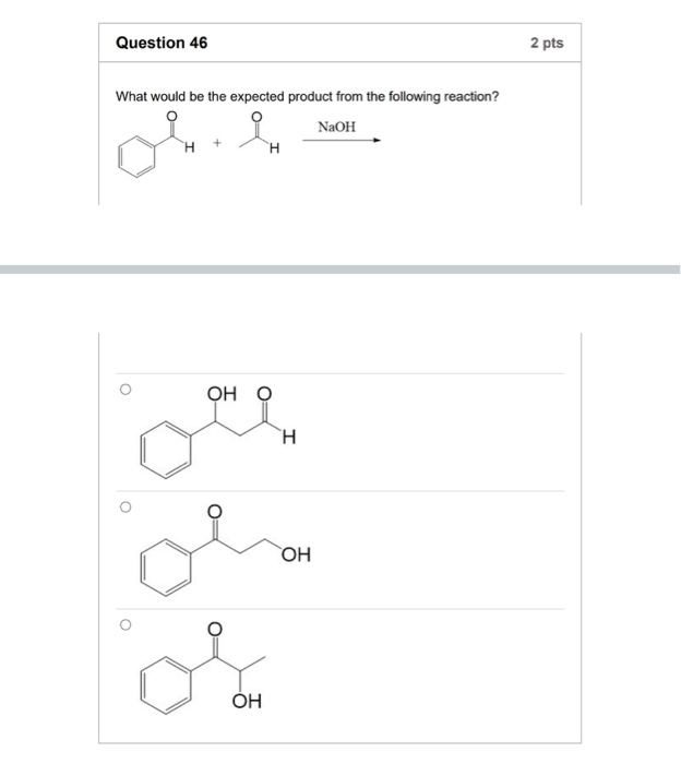 Solved Question 46 2 Pts What Would Be The Expected Produ Chegg Com