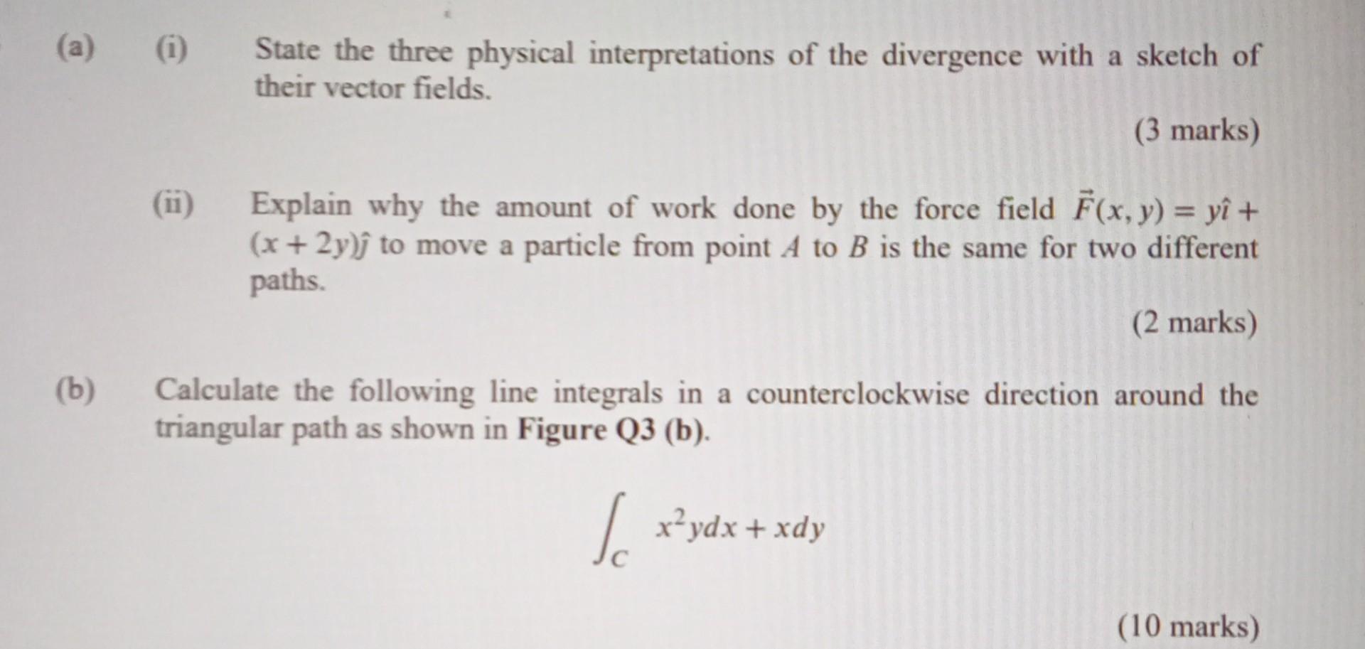 Solved Figure Q3(b)Figure Q3(b)(a) (i) State The Three | Chegg.com