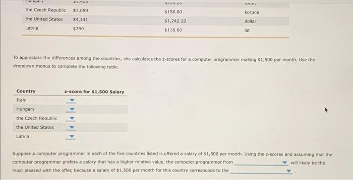Solved 5. Using z-scores to compare different populations | Chegg.com