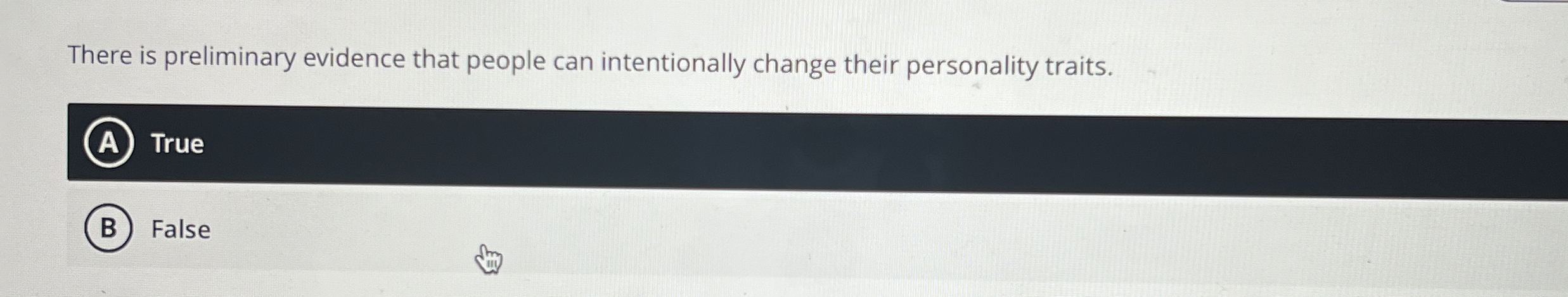 Solved There is preliminary evidence that people can | Chegg.com