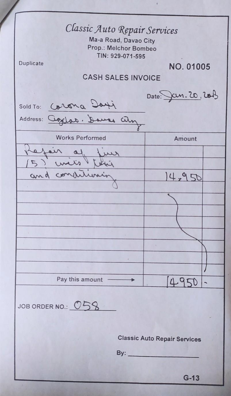 Solved CLASSIC AUTO REPAIR SERVICES Subsidiary Ledgers