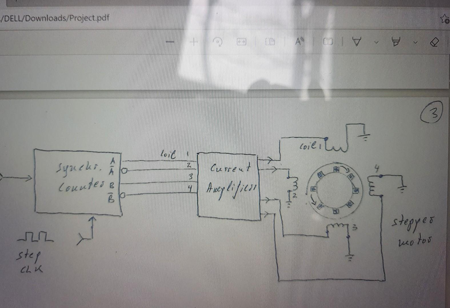 + (0) - A | (L) Stepper Motor Control Apply: design | Chegg.com