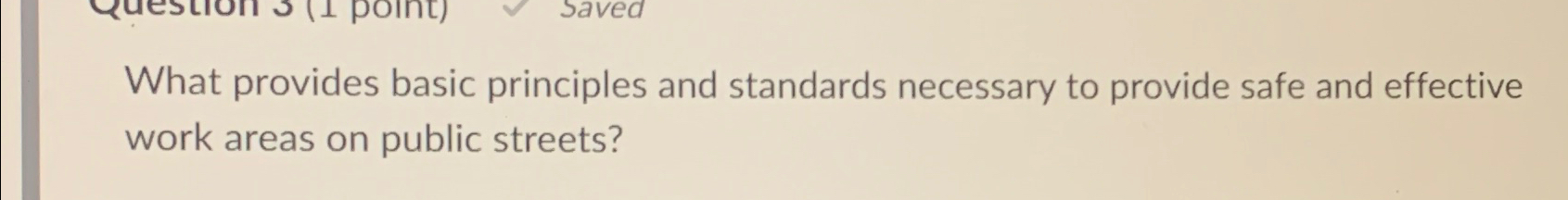 Solved What provides basic principles and standards | Chegg.com