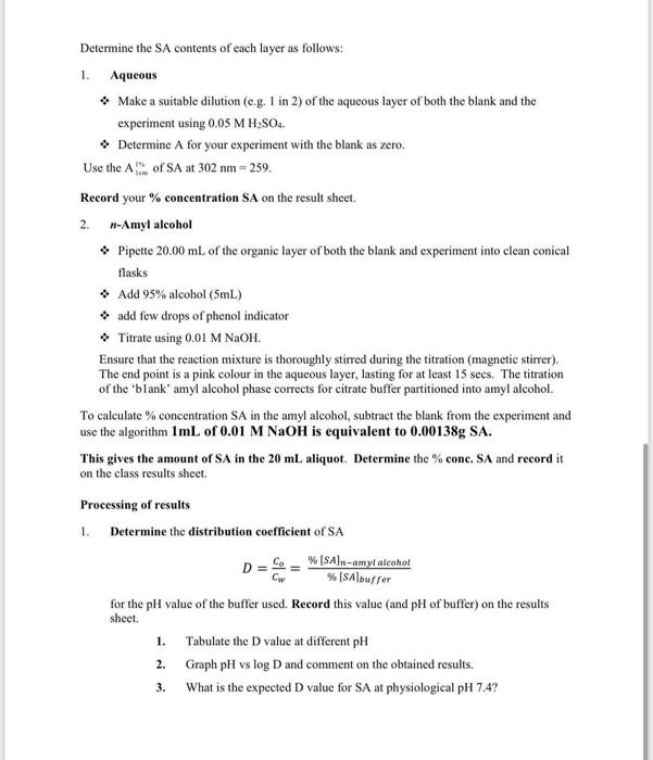 1. The pKa of Salicylic acid The rate and extent of | Chegg.com