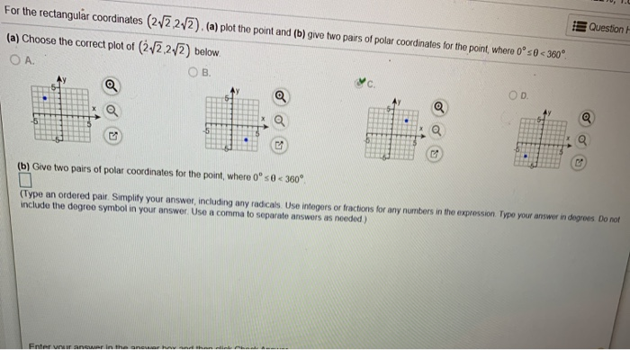 Solved Question For The Rectangular Coordinates (21/22/2). | Chegg.com