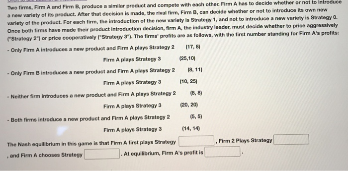 Solved Two Firms, Firm A And Firm B, Produce A Similar | Chegg.com