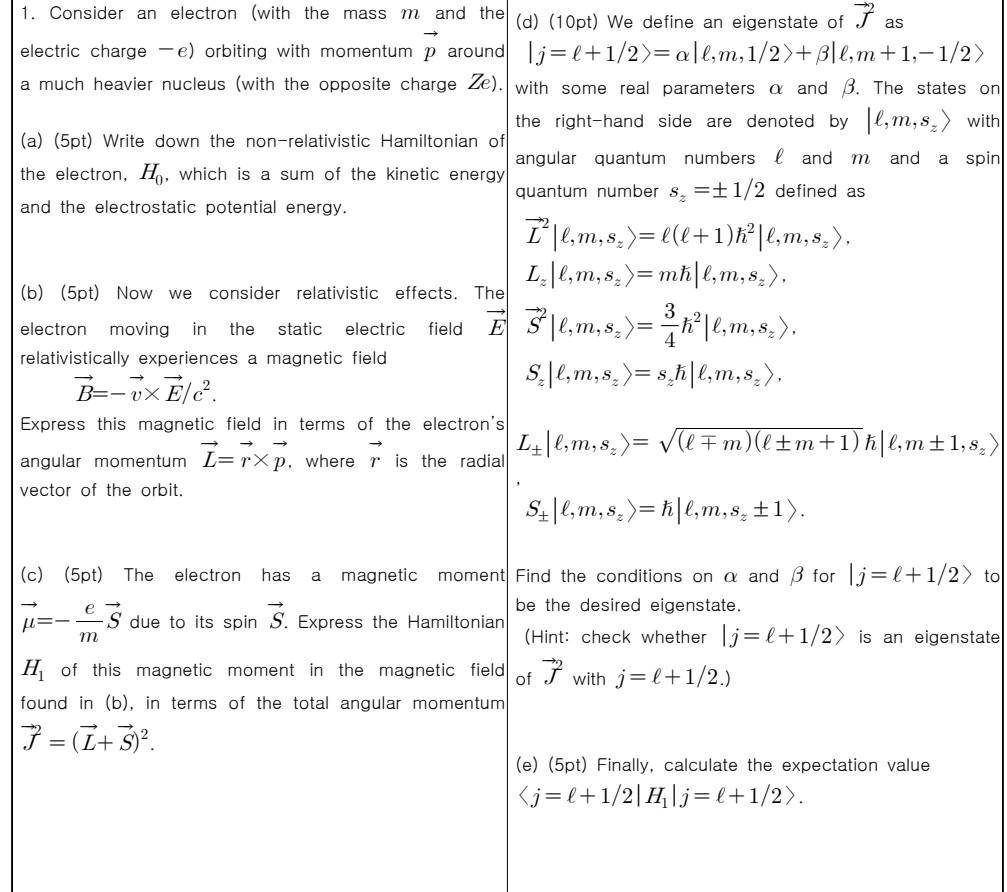 Solved as 1. Consider an electron (with the mass m and the | Chegg.com