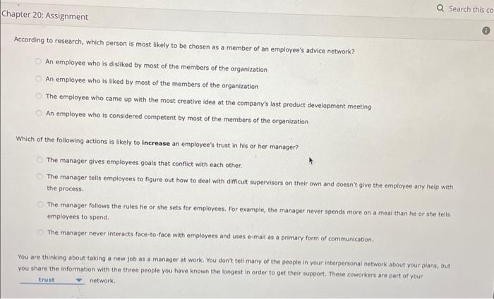 Solved According to research, which person is most likely to | Chegg.com