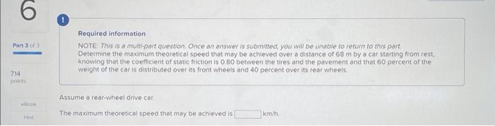 Solved Required information NOTE This is a multh-part | Chegg.com