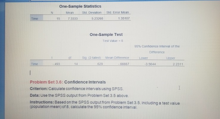 spss code for 95 confidence interval