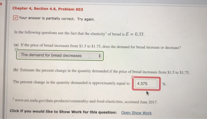 Solved Chapter 4, Section 4.6, Problem 003 Your answer is | Chegg.com