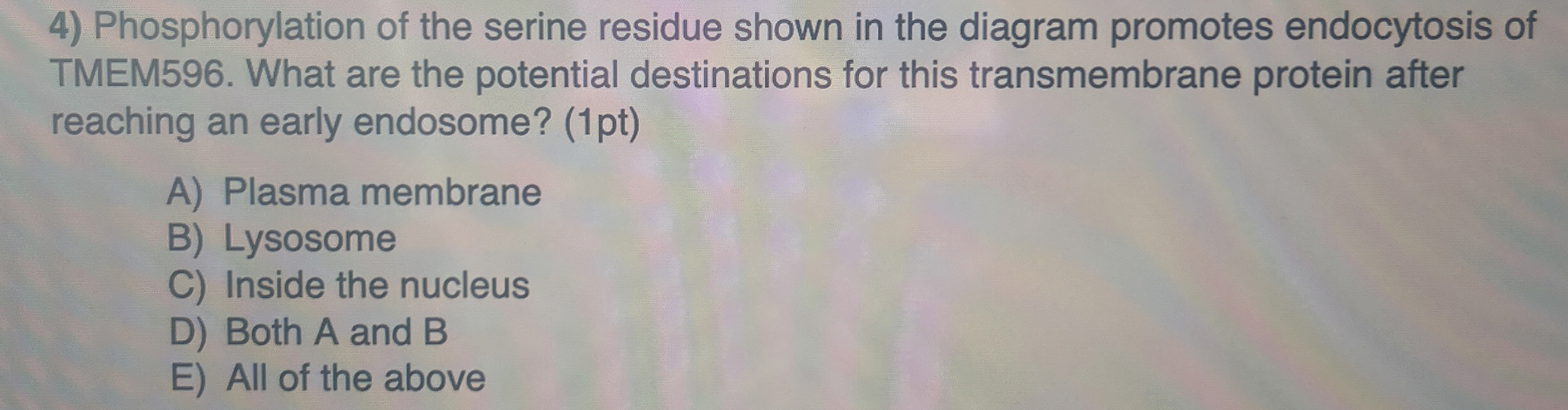 Solved Phosphorylation of the serine residue shown in the | Chegg.com