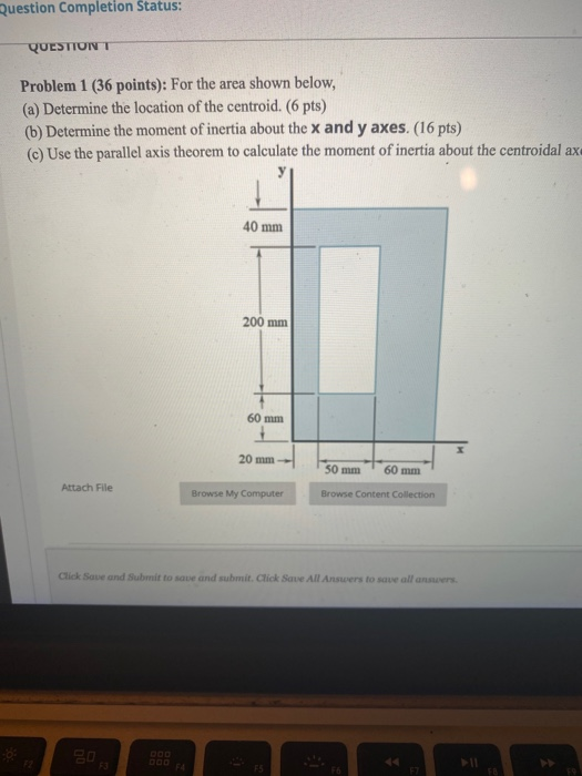 Solved Question Completion Status: QUESTION Problem 1 (36 | Chegg.com