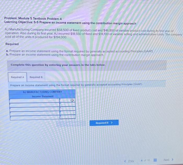 Solved Problem: Module 5 Textbook Problem 4 Learning | Chegg.com