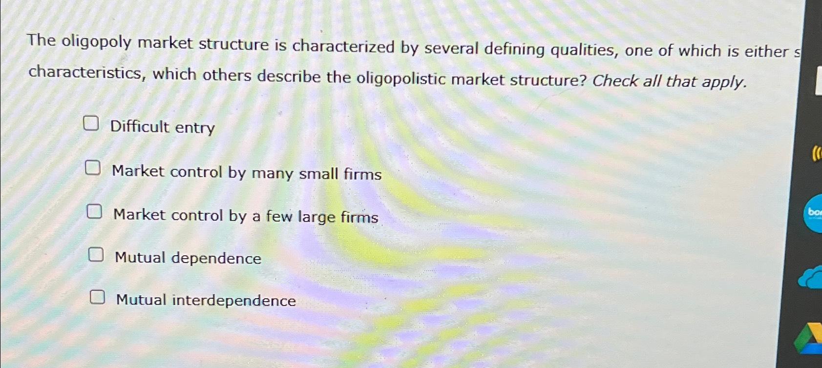 solved case study on oligopoly market