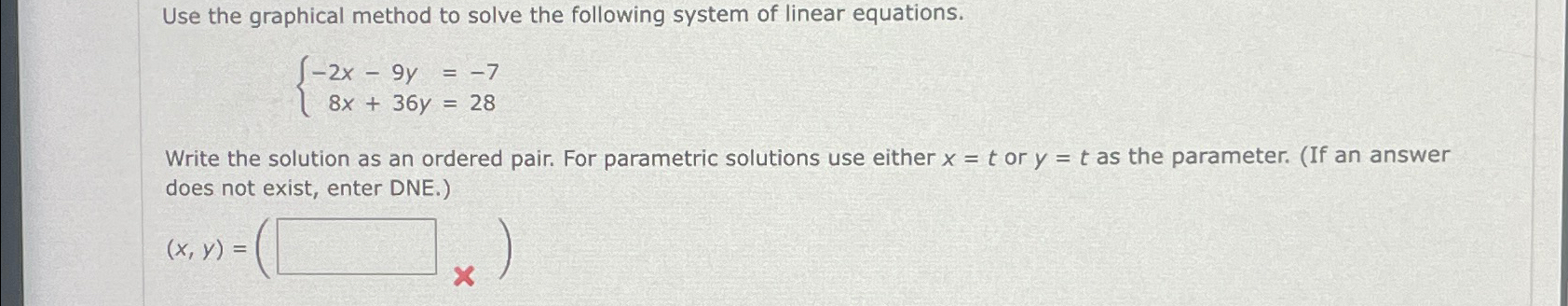 Solved Use the graphical method to solve the following | Chegg.com