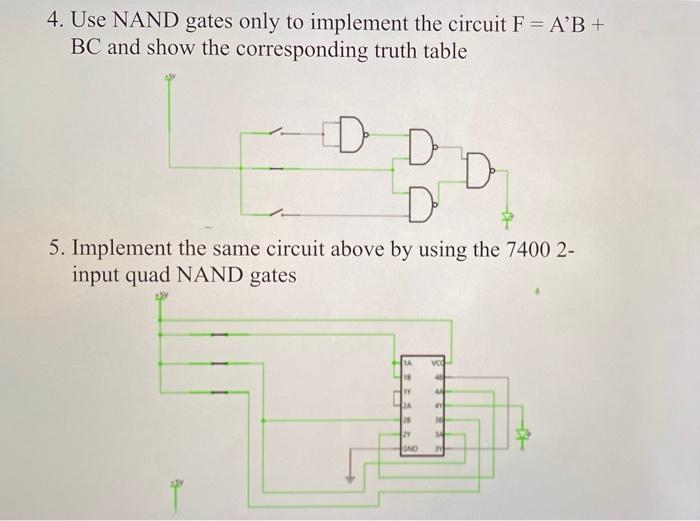 Solved 4. Use NAND gates only to implement the circuit | Chegg.com