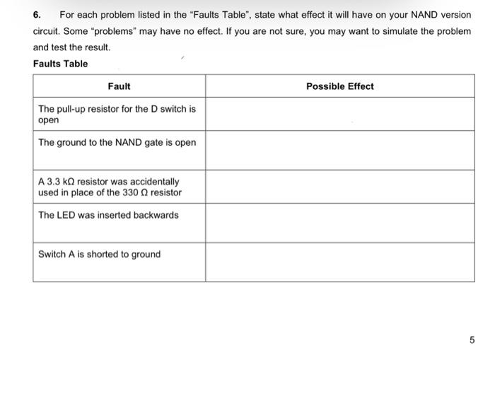 Solved 6. For each problem listed in the 
