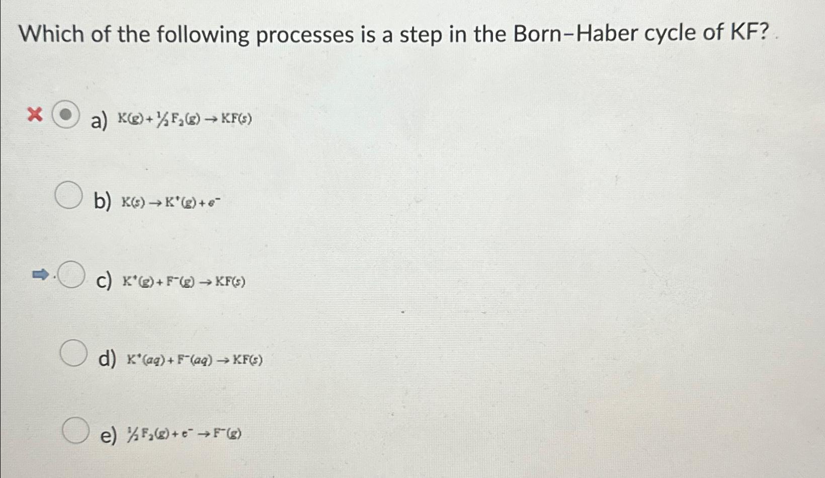 Solved Which of the following processes is a step in the | Chegg.com