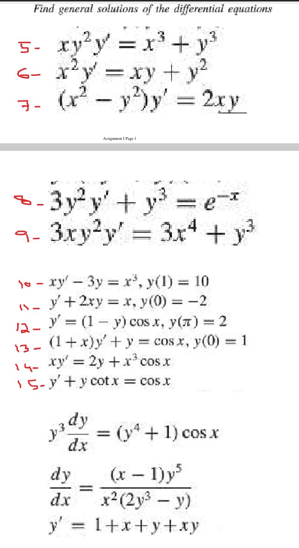 Solved verify that the given differential equation is exact; | Chegg.com