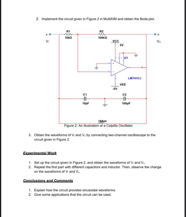 Solved In this experiment sdomain circuit analysis,