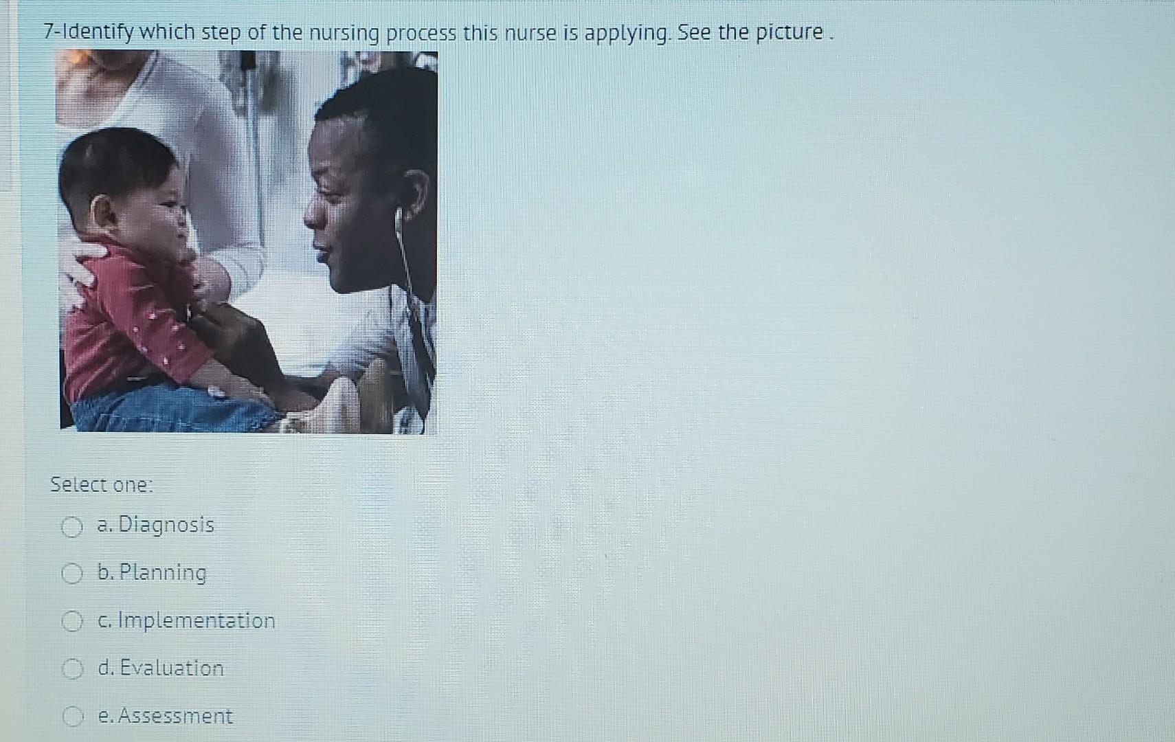 Solved 7-Identify Which Step Of The Nursing Process This | Chegg.com