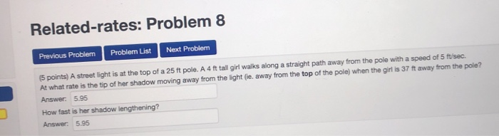Solved Previous Problem Problem List Next Problem 15 points) | Chegg.com