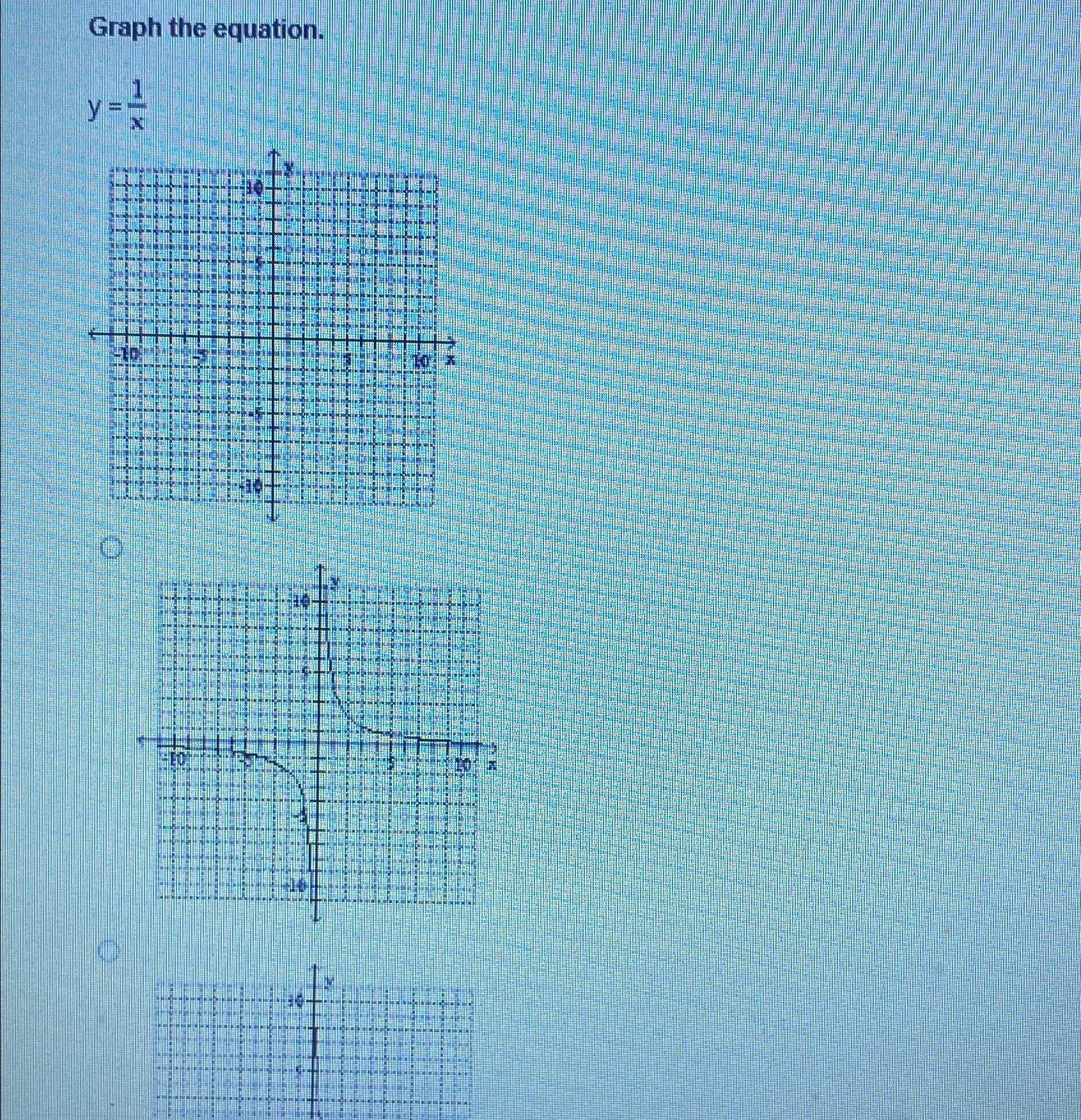 solved-graph-the-equation-y-1x-chegg