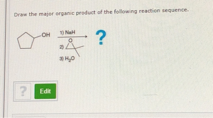 Practice Problem 13 37a Draw The Major Anic Chegg 