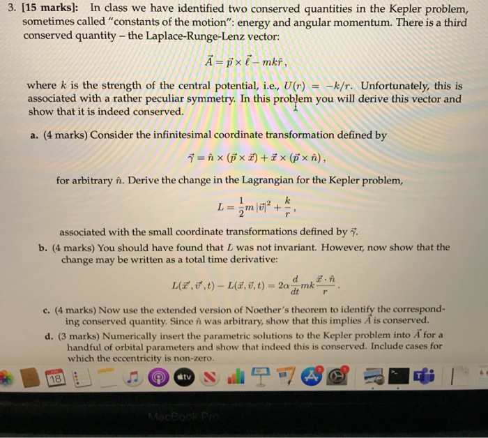 3 15 Marks In Class We Have Identified Two Con Chegg Com