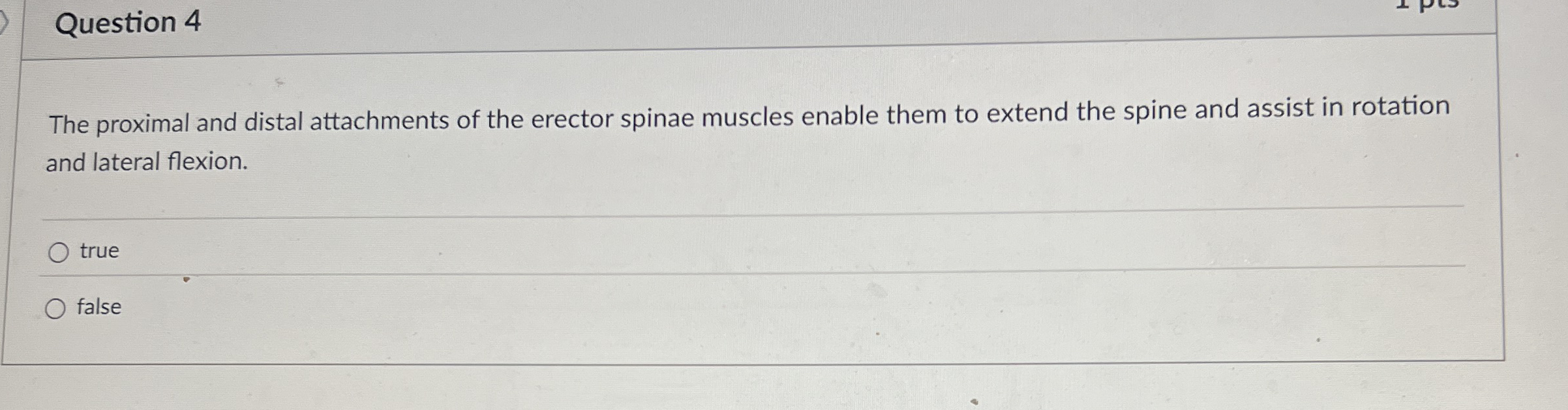 Solved Question 4The proximal and distal attachments of the | Chegg.com