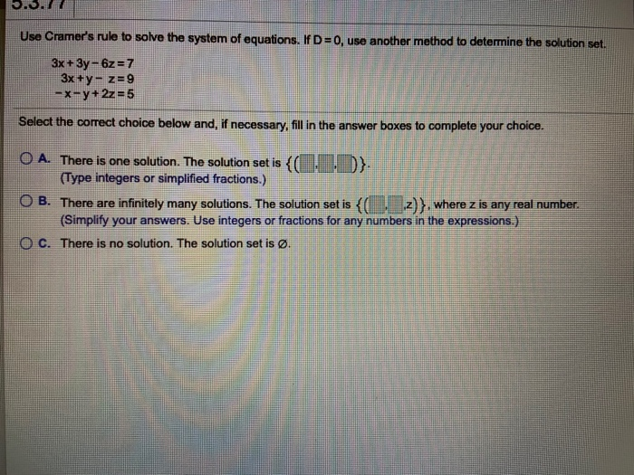 Solved Find The Value Of The Determinant 3 Go 1 5 7 Chegg Com