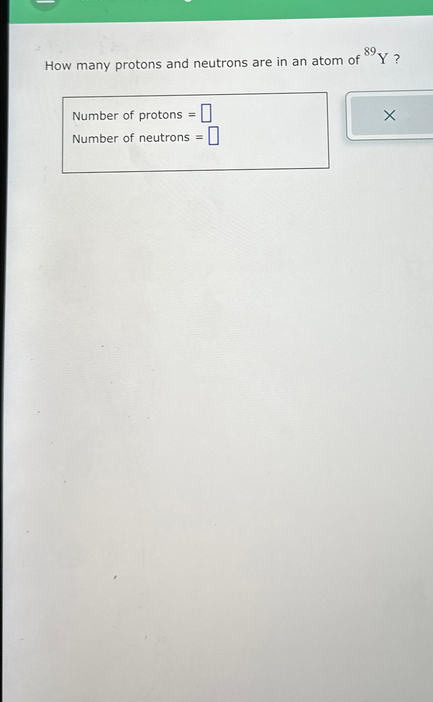 atomic number of 8 how many protons
