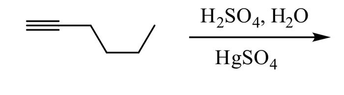 Solved H2SO4, H2O HgSO4 | Chegg.com