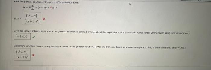 Solved Find the general solution of the given differential | Chegg.com