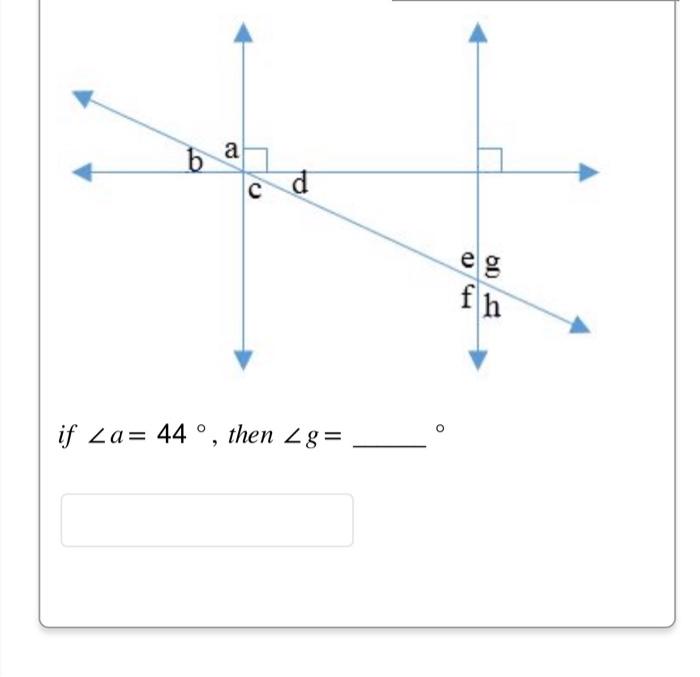 Solved if ∠a=44∘ | Chegg.com