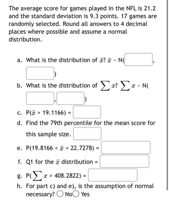 solved-the-average-score-for-games-played-in-the-nfl-is-21-2-chegg