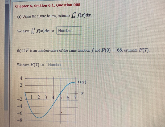 Solved Chapter 6, Section 6.1, Question 008 (a) Using The | Chegg.com