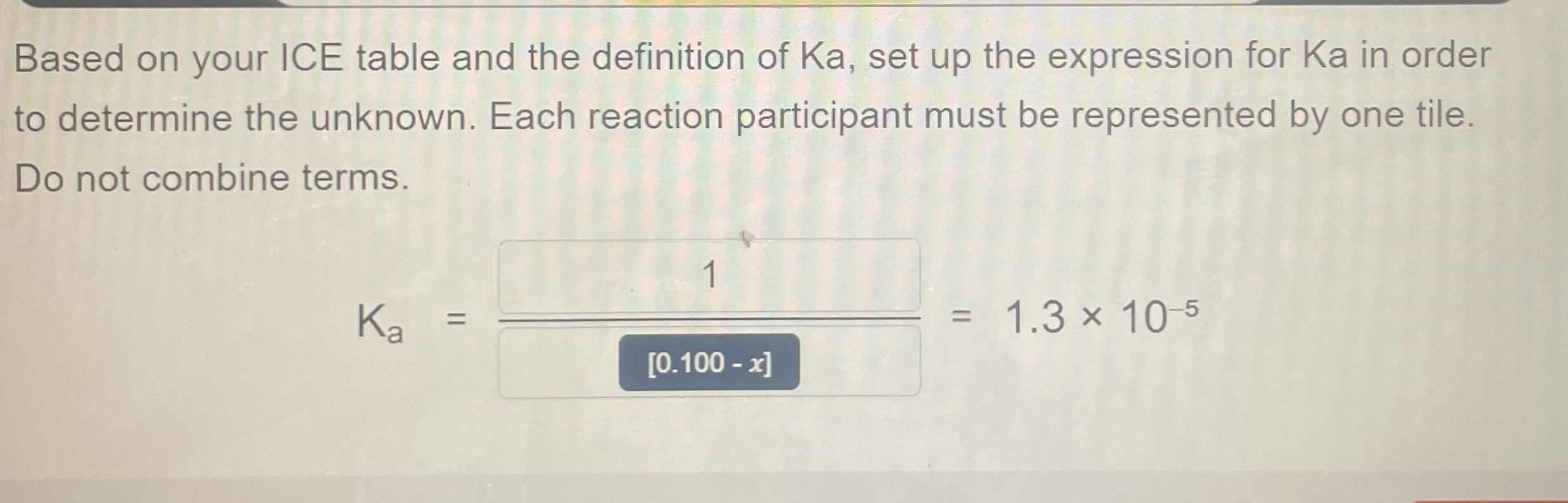 Solved Based on your ICE table and the definition of Ka, | Chegg.com