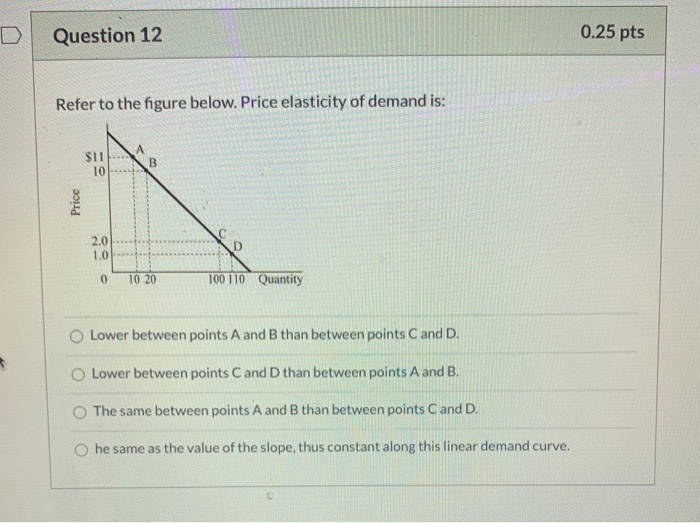 Solved D O Question 12 0.25 pts Refer to the figure below. | Chegg.com